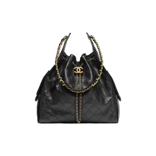 CHANEL 25Bag Телячья кожа Сумка через плечо Средняя Женская Черная