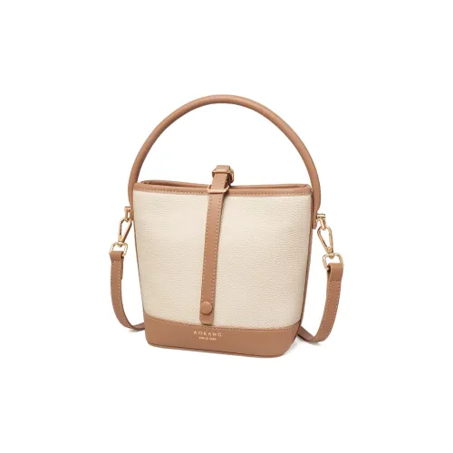 AOKANG Корова Кожа Ведрообразная Сумка Плечевая Сумка Сумка через плечо Мини Женский Многоцветный