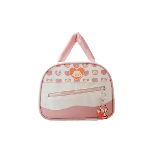 A Few More Cute Большая емкость Color Block Cute Туалетная сумка Портативная Путешественная Универсальная Сумка для макияжа