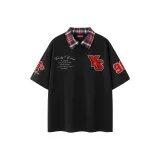 Чёрный / Красный в клетку