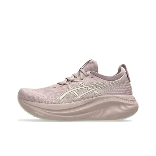 ASICS Гель Nimbus 27 Устойчивый к истиранию Дышащие Низкие Кроссовки для Бега Женские Розовые