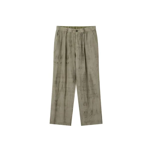 J.D.V Зеленые Мужские Брюки для Костюма