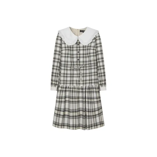 Teenie Weenie Длинное платье с длинными рукавами женское