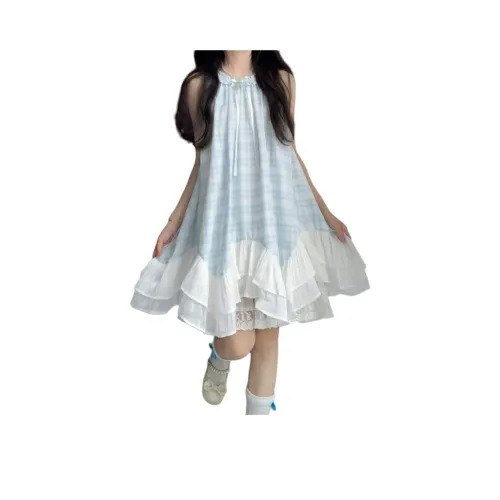 LAKESI Светло-синий Женские Слиплатья