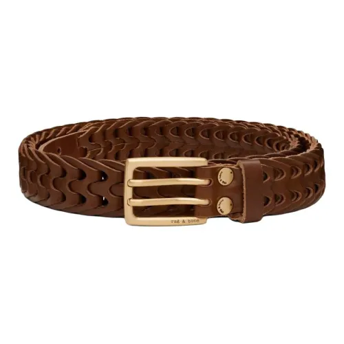 RAG BONE Кожаные ремни Мужской Коричневый 3 см