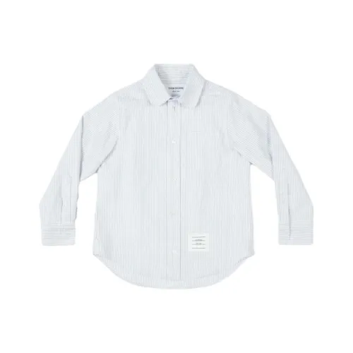 THOM BROWNE Белые Детские Рубашки