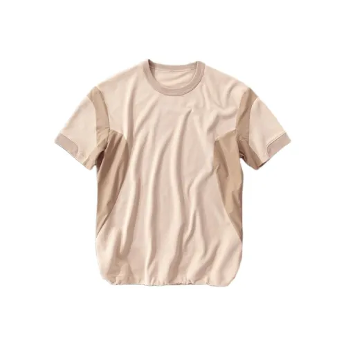 Mr.Bu T Рубашка Мужская Пляжная Абрикосовая