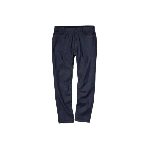 UNIQLO Темно-синие унисекс джинсы