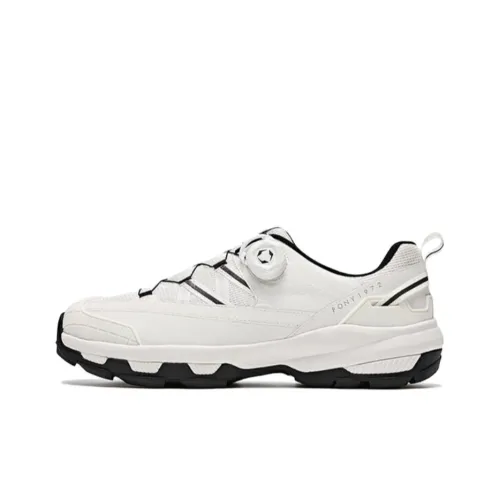 PONY Goya Turn Износостойкий Дышащий Низкий Топ Походная обувь Женская Белая