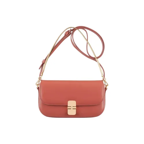A.P.C. Joint Paragraph Grace Кожа Сумка на плечо Стандартная Женская Вишня