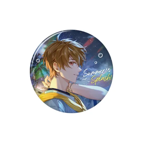 MIHOYO Raven Artem Wing Вин Рихтер Marius von Hagen Tears Of Themis Summer Sea Language Collection Brass Badges MIHOYO Вороний Artem Wing Вин Рихтер Мариус фон Хаген Слезы Фемиды Лето Sea Language Коллекция Жестяные значки