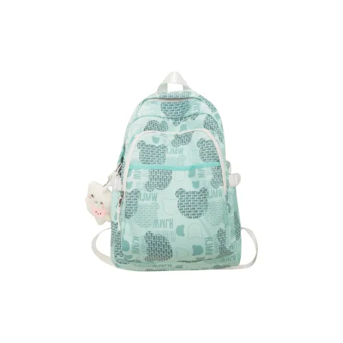 JIANMU Нейлон Рюкзак Стандартный Унисекс Черный Белый Зеленый Розовый