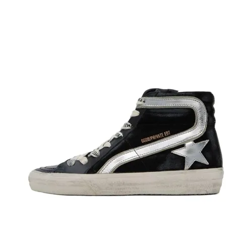 Golden Goose Mid Star High Топ Скейтборд Кроссовки Женские Черные