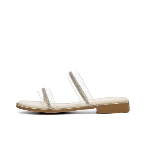 JOSINY Резиновые противопахнущие устойчивые к истиранию слипоны женские цвет экрю