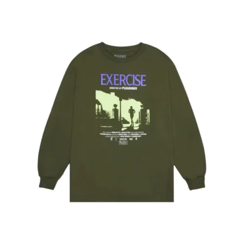 PLEASURES Толстовка Мужской Зеленый