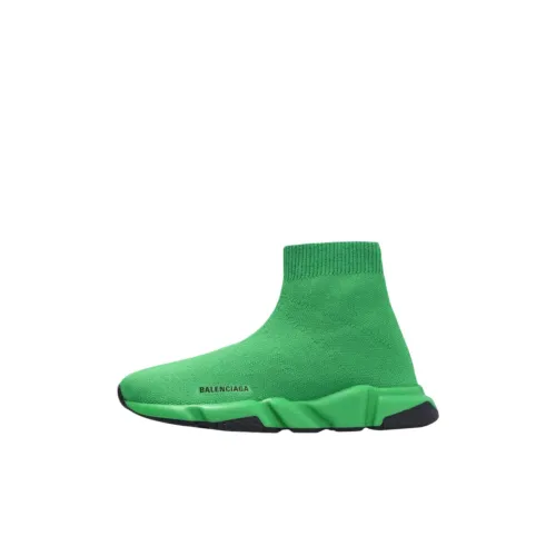 Balenciaga Speed High Топ Kids Lifestyle Shoes Зеленый Детский