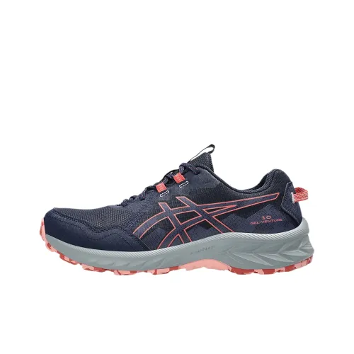 Asics Gel Venture 10 Low Топ Беговые кроссовки Женские Морской синий