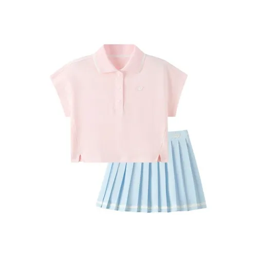 Детский комплект New Balance co-brand для детей 3-7 лет включающий юбку и топ комплект из 2 предметов