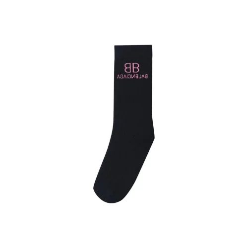 BALENCIAGA 1 шт Черный Унисекс MID Носки до икры