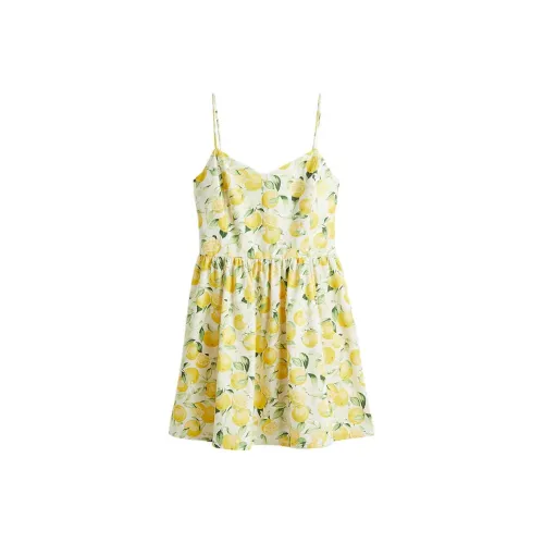 H&M Белый/оранжевый Женские Слиплатья