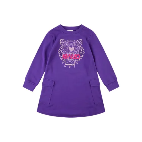 KENZO Фиолетовые Платья для Детей