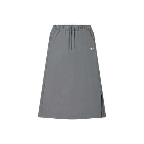 FILA Cloud Trail Серый DY Женские Повседневные Длинные Юбки