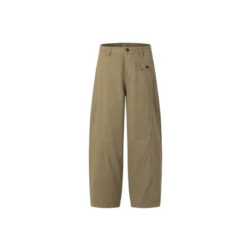 YINLEI Латте Коричневый Унисекс Повседневные Брюки