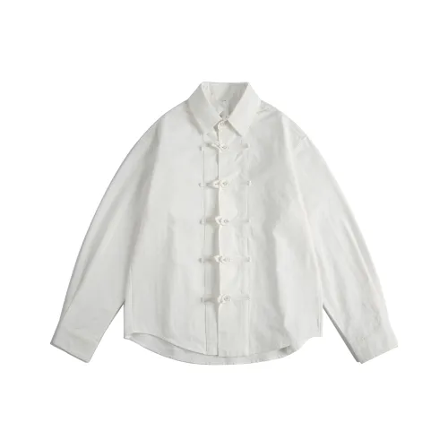 PINSCIO ZENIE Белая унисекс рубашка