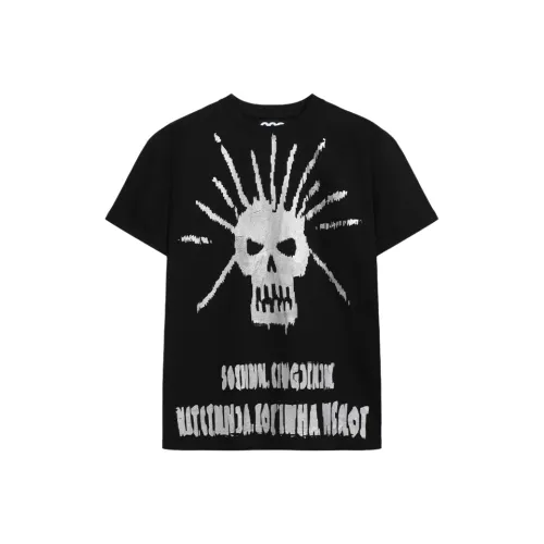 BINLIKE Черная унисекс футболка