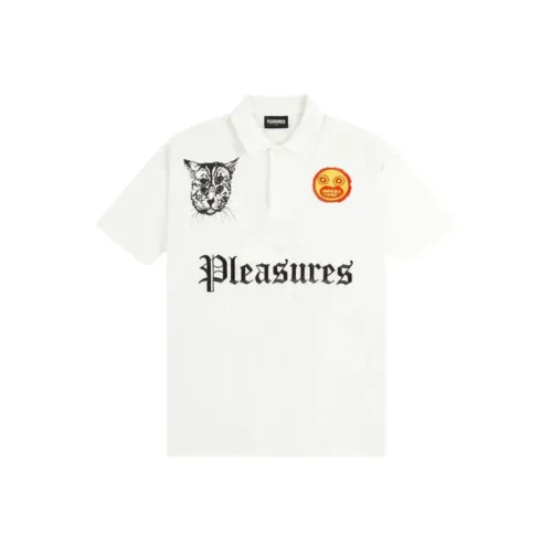 PLEASURES Поло Мужское Белое