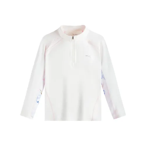 Antakids T-рубашка хлопковая конфетного белого цвета для детей 3-7 лет