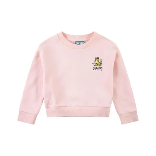 KENZO Свитшот FW23 Светло-розовый Детский