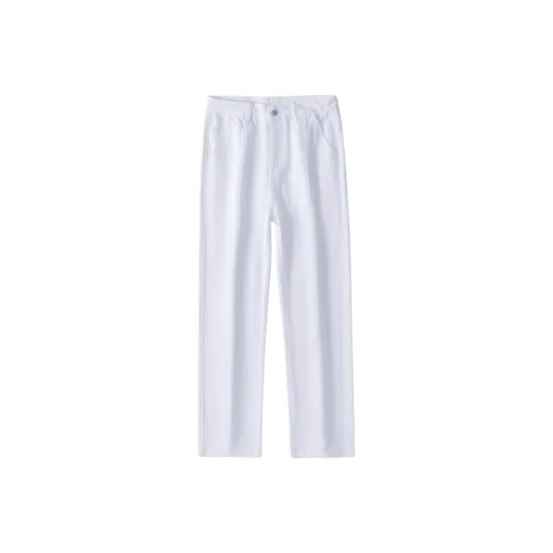 CASAMIA Белые Унисекс Джинсы