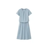 Светло-серый синий (короткий рукав)