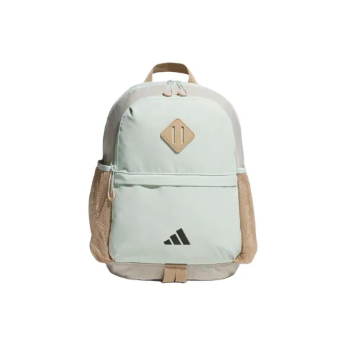 Adidas Полиэстер Рюкзак Маленький Unisex Light Зеленый