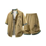 Абрикосовый топ и шорты абрикосового цвета