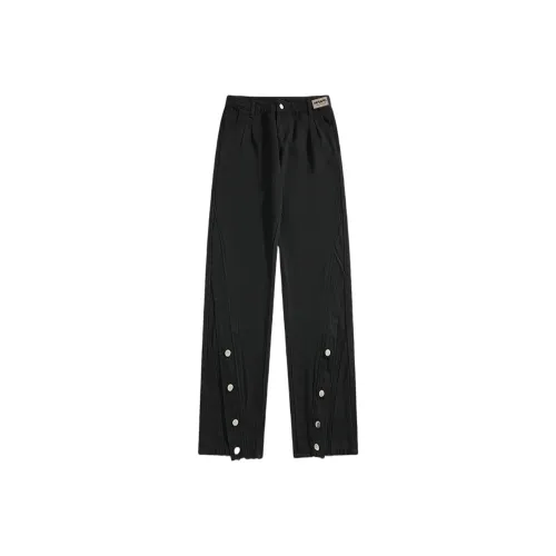 HANDAIWEI Черные Унисекс Джинсы