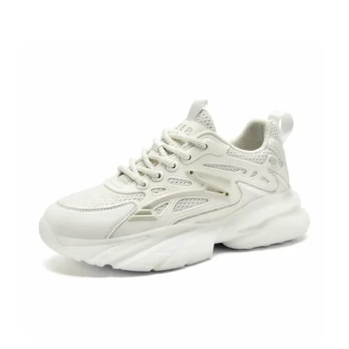 JEEP SPIRIT Износостойкий Дышащий Легкий Увеличивающий Высоту Низкий Топ Телесный Мужской Белый