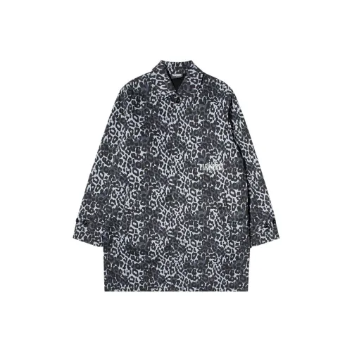 PLEASURES Тренчкот Мужской Синий