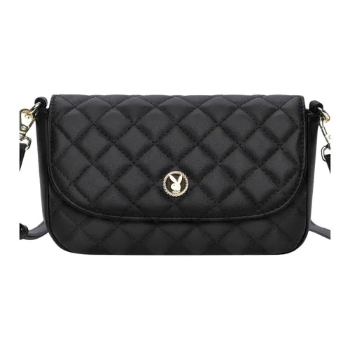 Playboy Сумка через плечо из синтетической кожи среднего размера женская черная слоновая белая