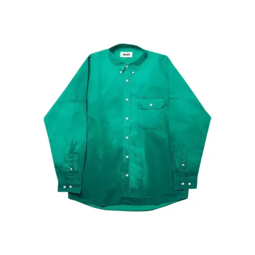 PALACE Droppeth Heater Рубашка Мужская Зеленая
