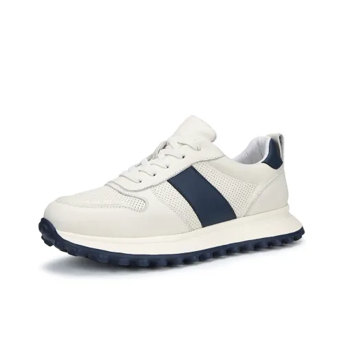 SENJIALUO Высота Увеличивающая Устойчивая к Износу Легкая Низкий Топ Повседневная Обувь Мужская Белая