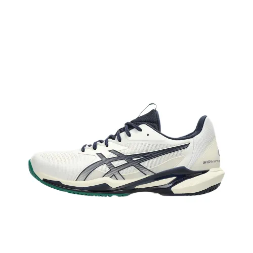 Asics Solution Speed FF 3 Low Топ Теннисные Кроссовки Мужские Белый Черный