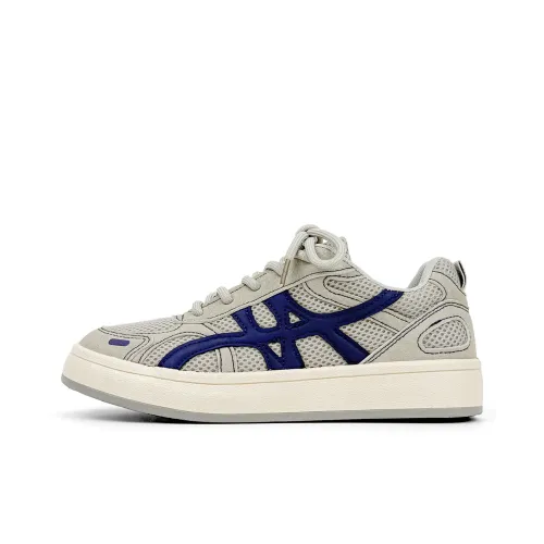 VASIBAEN Покрытие Амортизация Низкие Кроссовки для Скейтбординга Мужские Серые