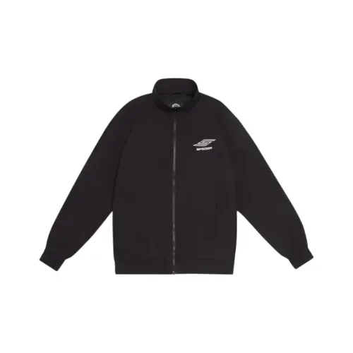 Sp5der Черный Мужской Тренч