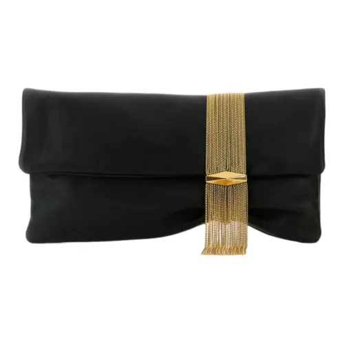 Jimmy Choo Кожаный клатч унисекс черный