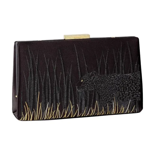 Cartier PANTHÈRE Голень Ручная Сумка через плечо Женская Черная