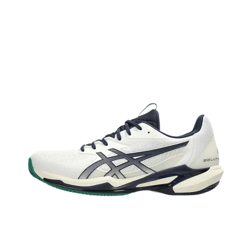 Asics Solution Speed FF 3 Амортизация Низкий Топ Теннисные Кроссовки Мужские Бежево-Черные