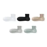 Ярко-белый + черный + хаки + серый + светло-зеленый [5 пар]