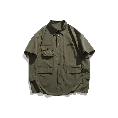 Bug small green Унисекс Рубашки